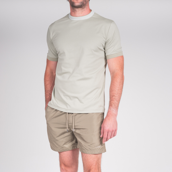 Sand Collar T-Shirt