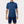 Marine Blue Cotton Silk Polo