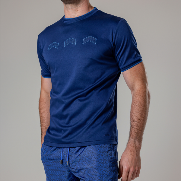 Navy Chevron T-Shirt