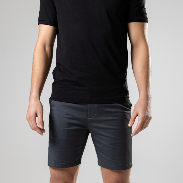 Charcoal Chino Shorts