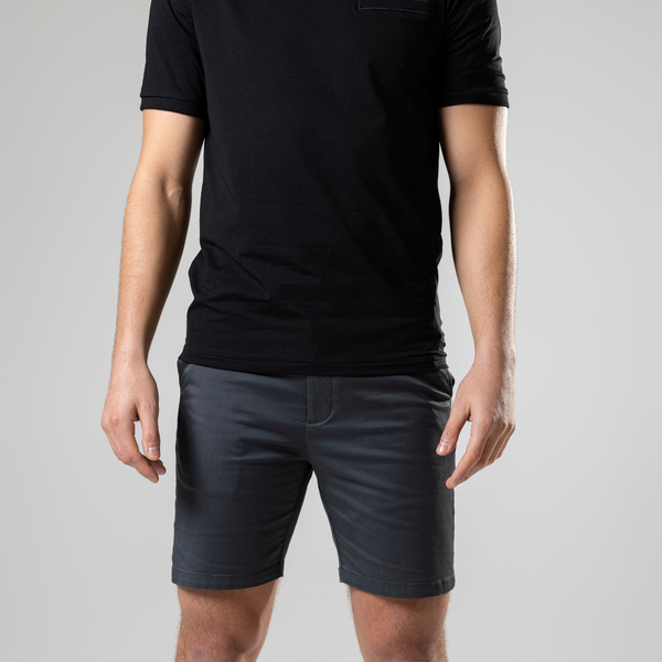 Charcoal Chino Shorts