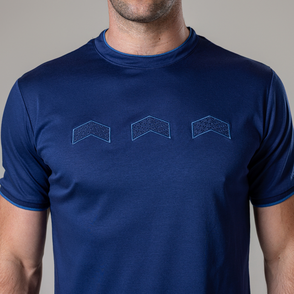 Navy Chevron T-Shirt