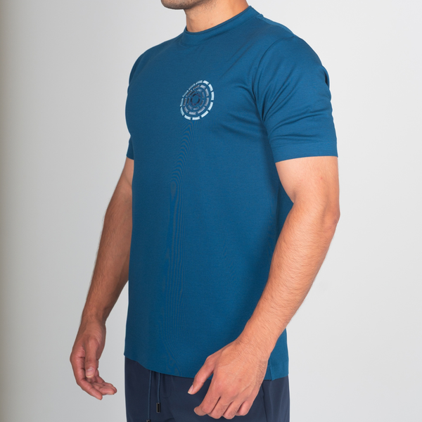 Navy Mixed Circles T-Shirt