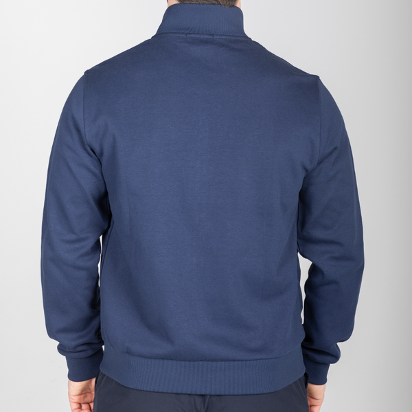 Navy Hybrid Zip Jacket