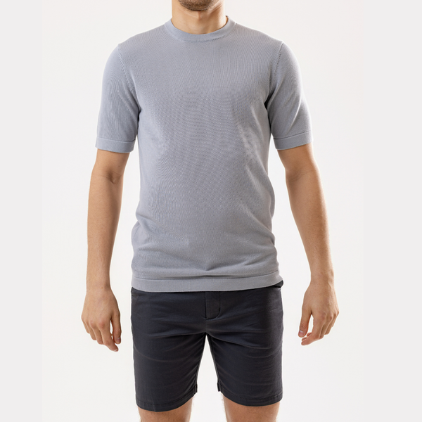 Stone Cotton Silk T-Shirt