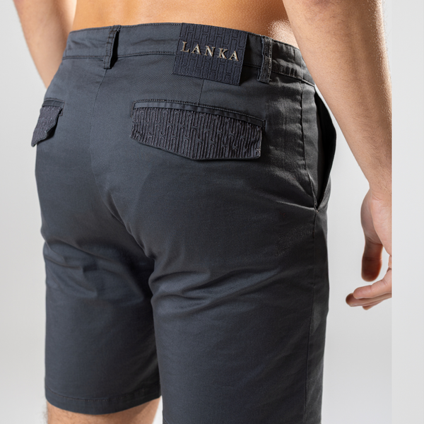 Charcoal Chino Shorts