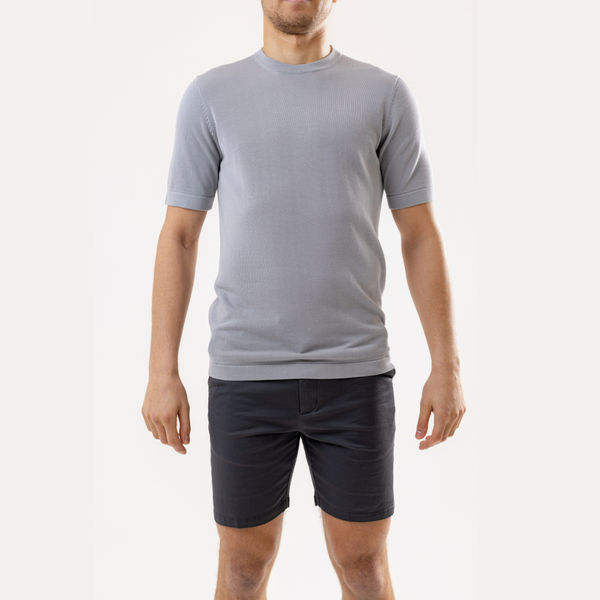 Stone Cotton Silk T-Shirt