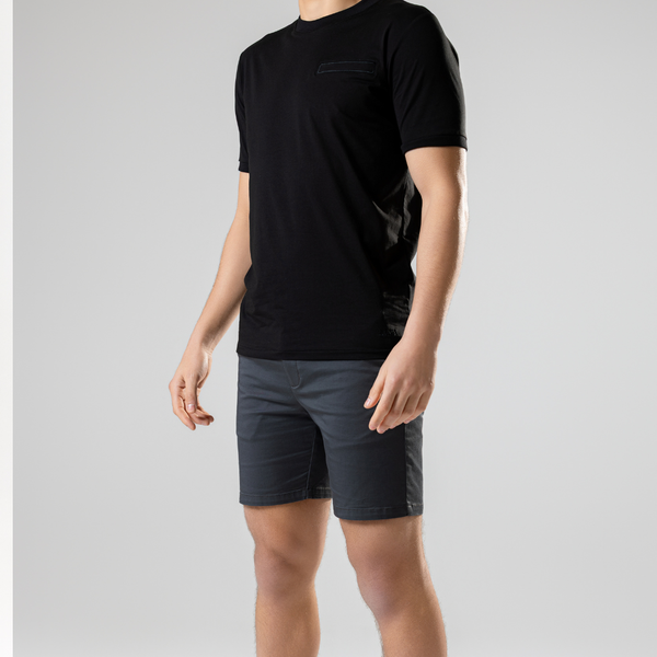 Charcoal Chino Shorts