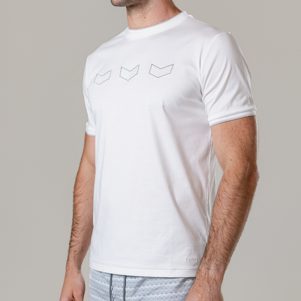 White Chevron T-Shirt