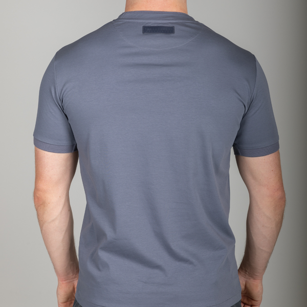 Premium Steel Grey Triangle T-Shirt