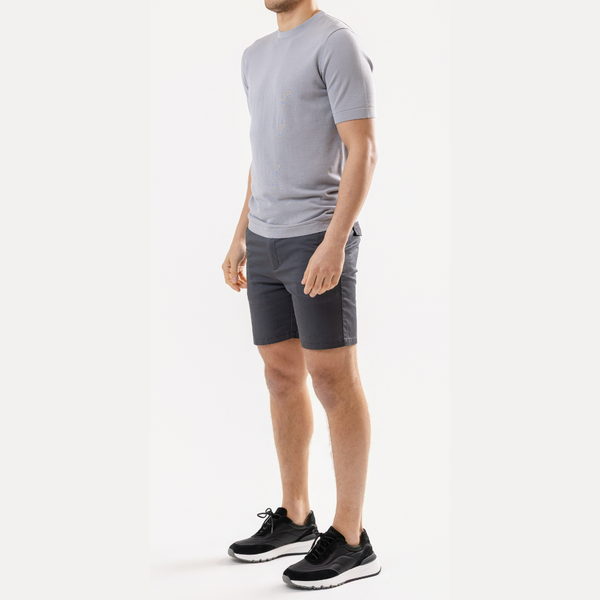 Stone Cotton Silk T-Shirt