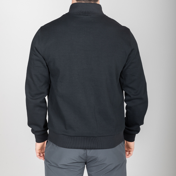 Black Hybrid Zip Jacket
