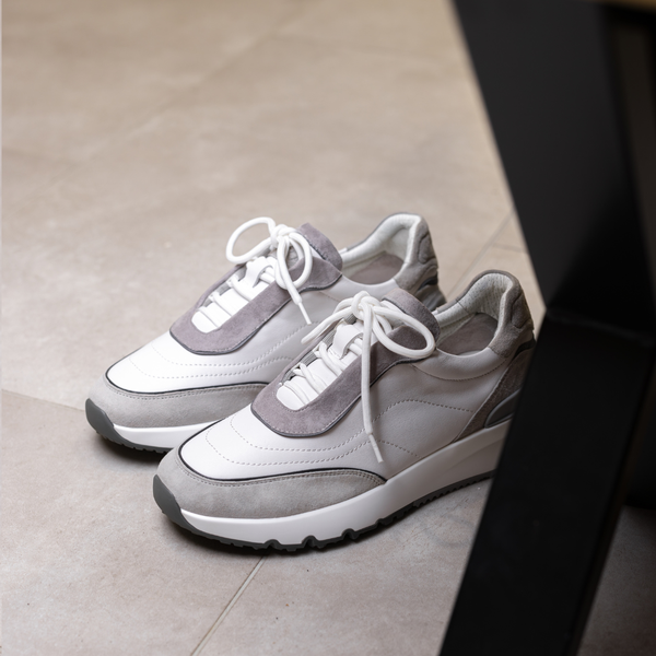White & Grey Luxe Runners