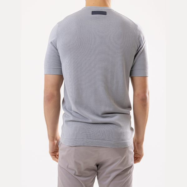 Stone Cotton Silk T-Shirt