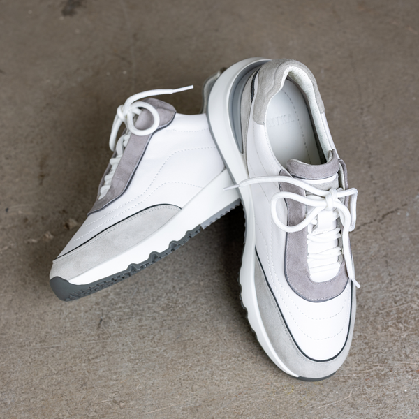 White & Grey Luxe Runners