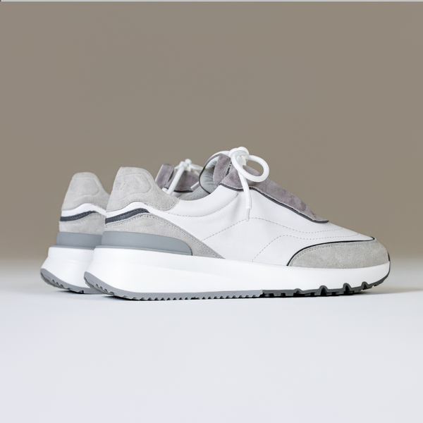 White & Grey Luxe Runners