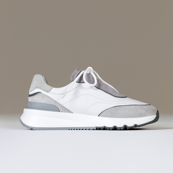 White & Grey Luxe Runners
