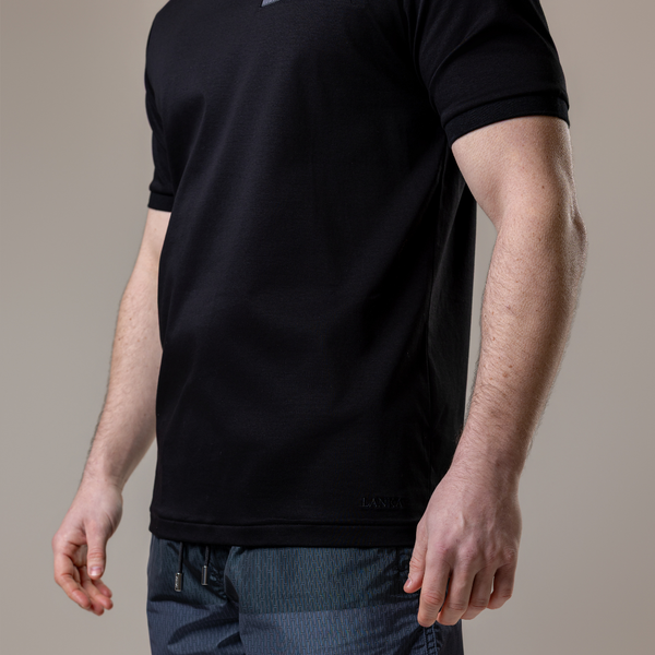 Black with Grey Pocket T-Shirt