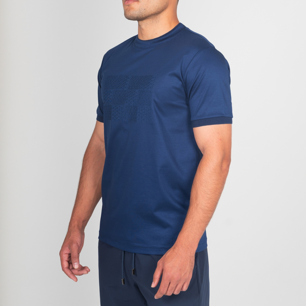 Navy Block T-Shirt