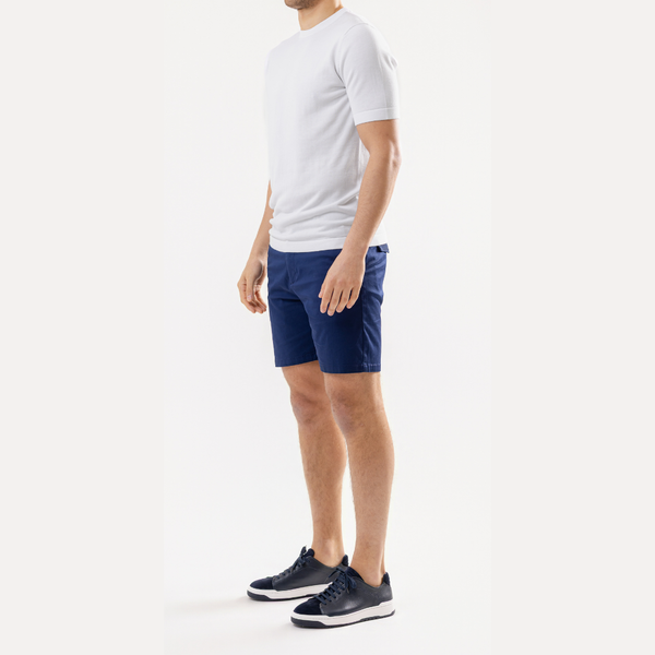 White Cotton Silk T-Shirt