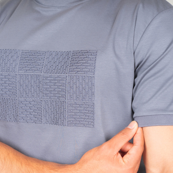 Steel Grey Block T-Shirt