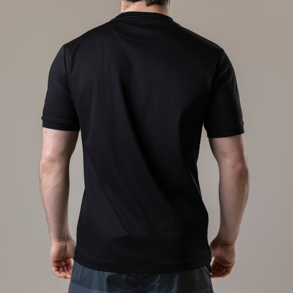 Black with Grey Pocket T-Shirt