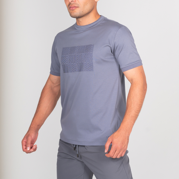 Steel Grey Block T-Shirt