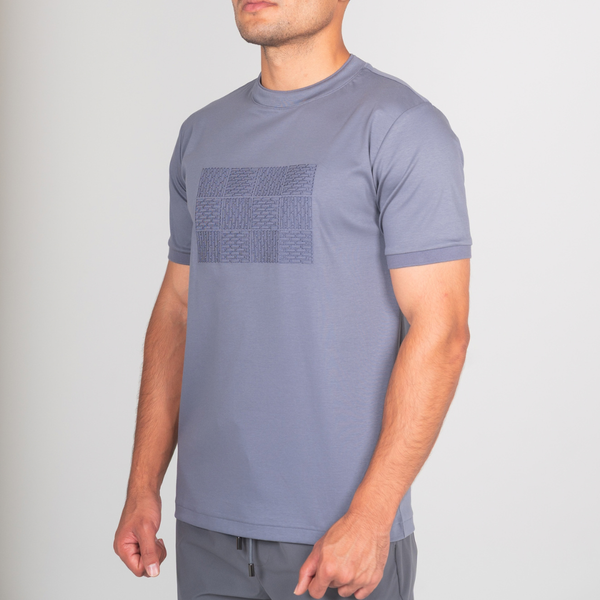 Steel Grey Block T-Shirt