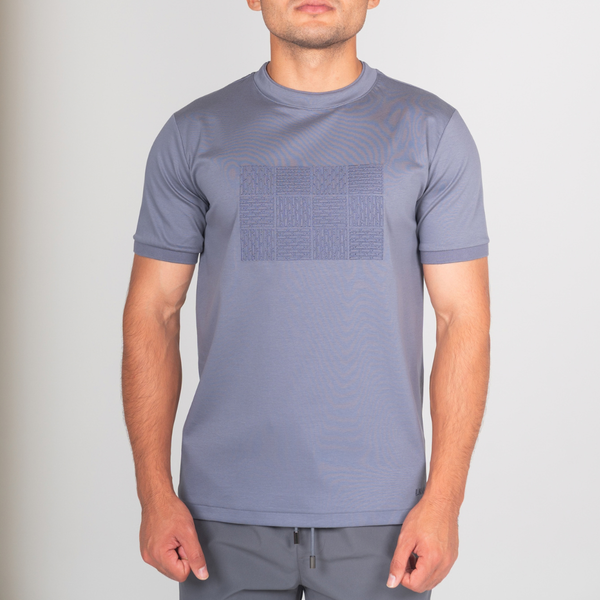 Steel Grey Block T-Shirt
