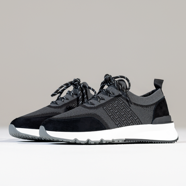 Black Sky Knit Trainer