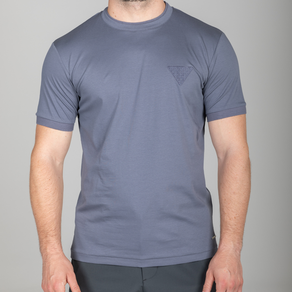 Premium Steel Grey Triangle T-Shirt