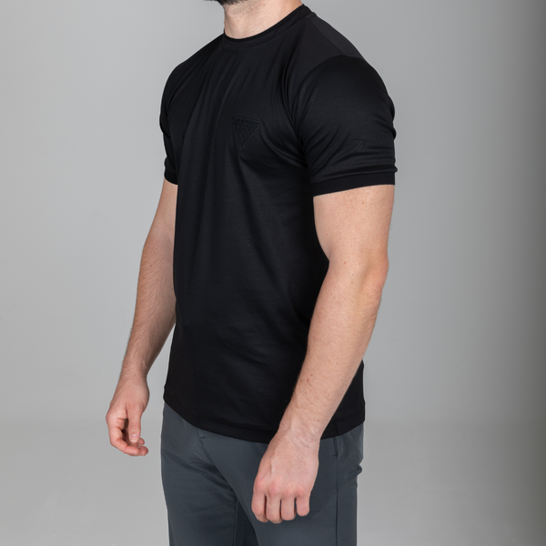 Premium Black Triangle T-Shirt